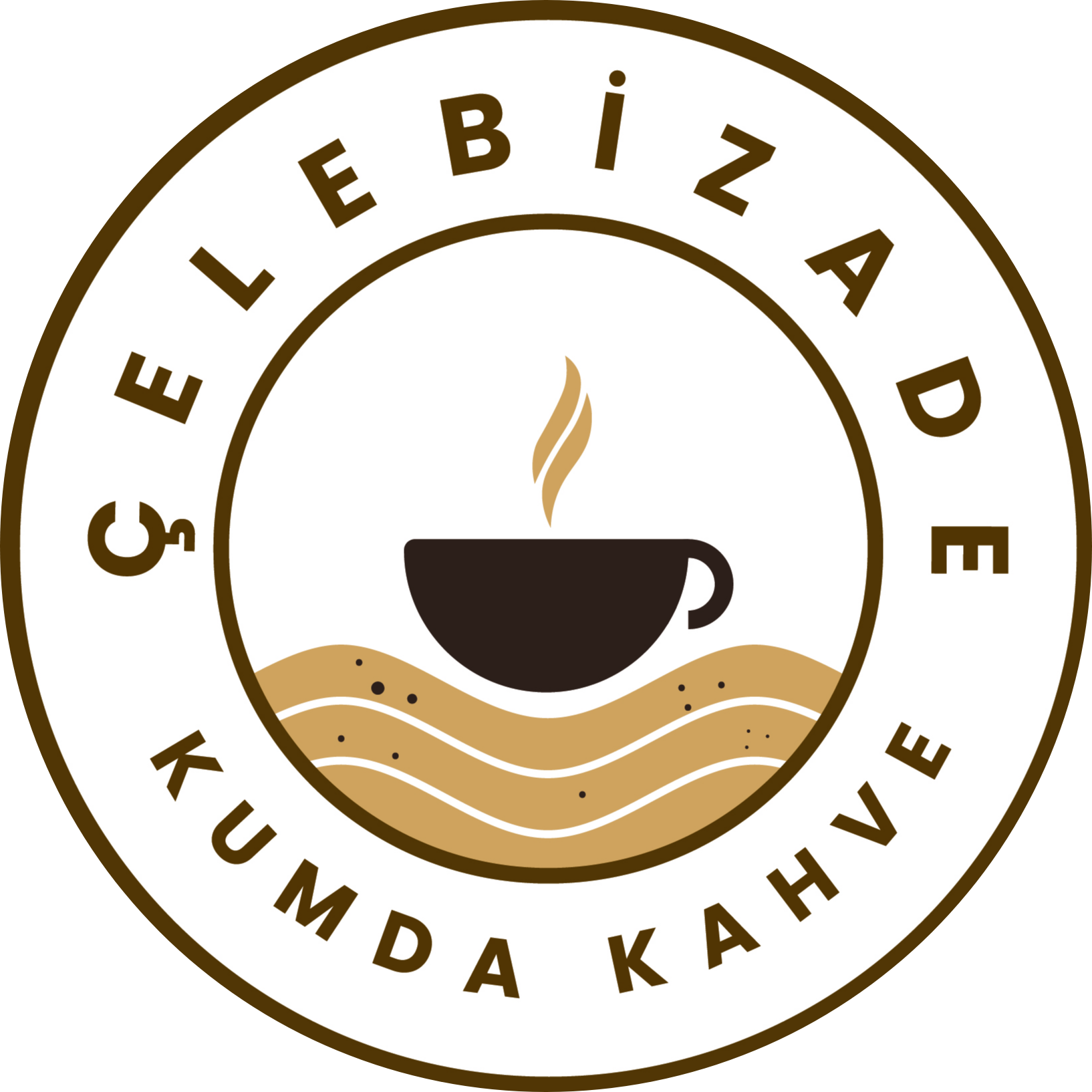 Çelebizade Kumda Kahve Logo